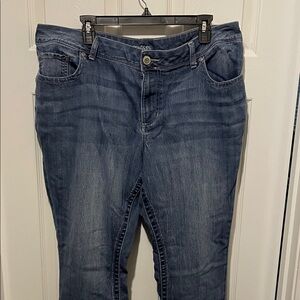 Maurices Dark Blue Skinny Jeans